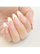 温活カフェ ココロ(cocolo)/【美爪フレンチ】ベースカラー込