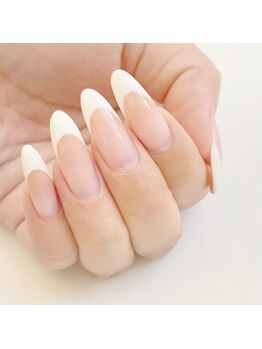 温活カフェ ココロ(cocolo)/【美爪フレンチ】ベースカラー込