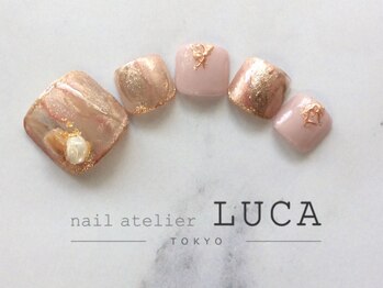 ネイルアトリエルカ(nail atelier LUCA)/I-40 大人上品ミラーネイル