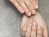 自爪育成　クリアジェル仕上げ