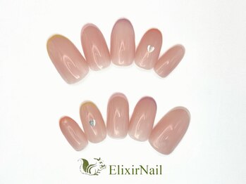 エリクサーネイル 神田(Elixir Nail)/シンプル/クーポン使用