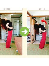 サプライズ整体院/30代ママさんの腰痛初回結果