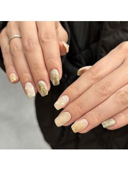 アンジー 辻堂店(Angie)/ニュアンス/冬ネイル/個性派