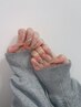 【アクセントが可愛い】Hand◇長さだし10本+4本パーツ盛り放題コース♪