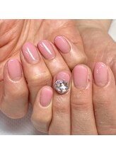 アイリッシュネイル 久屋大通店(Irish Nail)/クリアピンクグラデ―ジョン