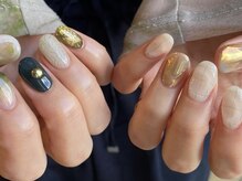 アイネイルズ 天神今泉店(I-nails)/グリーンニュアンスネイル