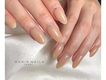 マリー ネイルズ いわきラトブ店(MARIE NAILS)/新規定額5,500円 シンプル 0115b