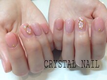 クリスタルネイル イオンモール広島府中店(CRYSTAL NAIL)/ブローチネイル