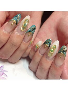 トータルサロン 白べぇーっ プラス/大理石フレンチ