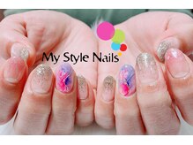 マイ スタイル ネイルズ(My Style Nails)/プレミアムラメグラデーション