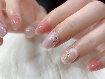 08ネイル(08 nail&school)/春ネイル☆