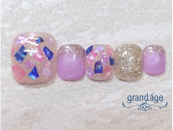 グランアージュ ルポ 北千住(grandage repos)/フットネイル☆Fコース