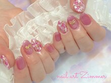 ネイルアート ジマー/60minart/パラジェル/韓国リボン