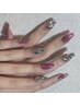 【nail salon Pili指名限定】埋め尽くしデザイン　¥7500→¥6500
