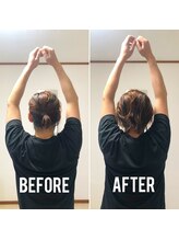 整体サロン佑/50代男性/beforeAfter