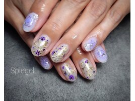 押し花ネイル