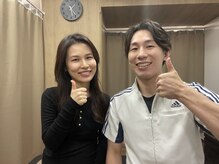 目黒もりおか整骨院/お客様との写真