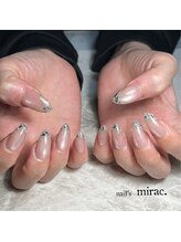 ネイルズミラク(nail's mirac.)/ガラスフレンチネイル