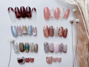 サロンドフェイス 木曽川店(Salon de Faith)の写真/流行りの人気デザイン&上品きれいめデザイン多数★安心定額プランも充実♪