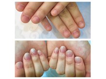 イベントなどの特別な日にその場で見違えるような自然な指先に