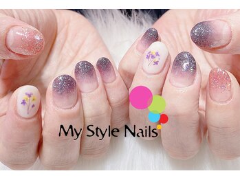 マイ スタイル ネイルズ(My Style Nails)/プレミアムラメグラデーション