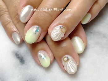 ネイルアトリエ フロラシオン/贅沢アートの褒められネイル97