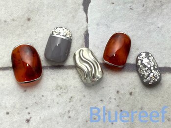 ネイルアンドまつげエクステ ブルーリーフ 四谷三丁目店(Blue Reef)/べっこうネイル