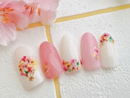 押し花ネイル♪