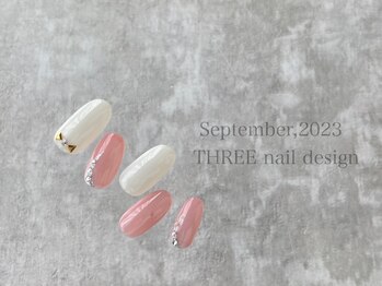 スリー(THREE)/September 2023/nail design
