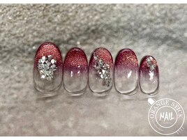 マグネットグラデーションネイル