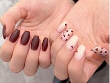 ネイルマジック 仙台一番町店(NAIL MAJIC)/マットハートネイル☆