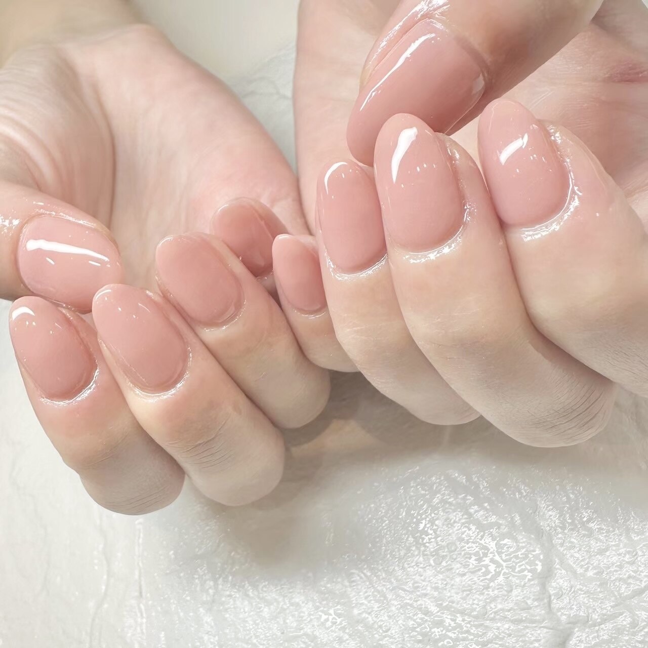 人気No.1【ハンド】　お爪に優しいパラジェル　ワンカラーorラメグラ　\6500