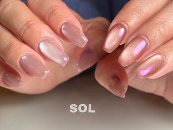ソルネイルアーツ(SOL NAIL ARTS.)の写真/爪をきれいに伸ばしたい方へ!1000色の豊富なカラーから、あなたに最適な色をお選びいただけます。