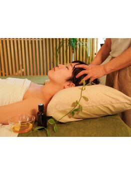 ヘッドスパで癒されたい