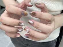イビズ 新宿店(eviz)/もやもやネイル