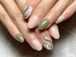 カーキモード系アート