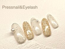 プレス ネイルアンドアイラッシュ(PRESS NAIL&EYELASH)/【ハンド】定額※オフ込￥12800