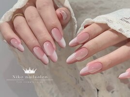 クリスマス/冬ネイル/ツイード