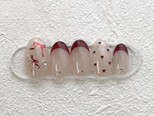 ペルルネイル(perle nail)/バレンタインネイル