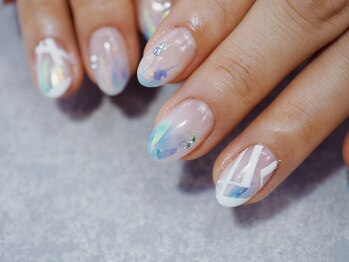 ネイルアンドアート イロオリ(irooori)/透け感ニュアンスネイル！