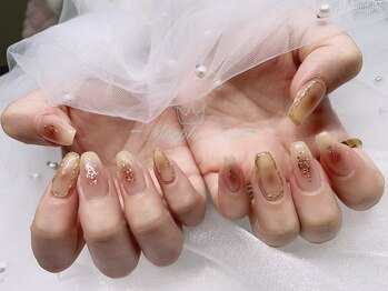 モルフォネイル(Morpho nail)/#ニュアンスネイル #マーブル