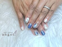 アンガット(angot.)/囲みストーンニュアンスネイル