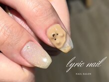 リリックネイル 本八幡店(LyricNail)/ちぐはぐクマチェック【本八幡】