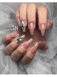 シンプルワンホンnail