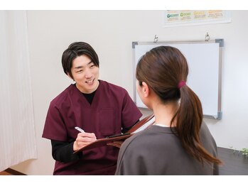 骨盤整体ピース/《初回》 1,カウンセリング