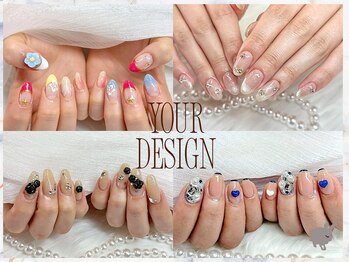 【持ち込みデザインネイル】