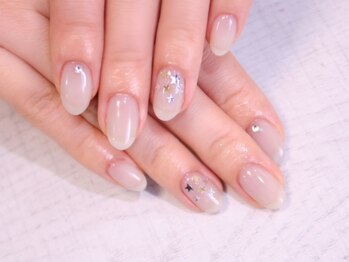 ラルネイル 大宮(Lull. nail)/*星ホロ*ワンカラー*
