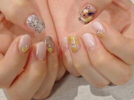 キャラクターネイル1本2500円♪