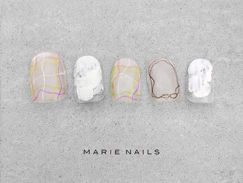 マリーネイルズ 近鉄あべのハルカス店(MARIE NAILS)/新規様7000円 個性 0707b