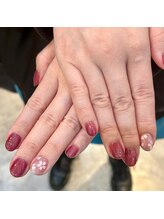 エムスラッシュ ネイル たまプラーザ(M.SLASH)/桜マグネットネイル